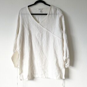 Bali Studio collection 100% Linen Blouse